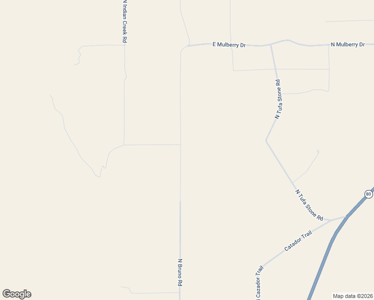 map of restaurants, bars, coffee shops, grocery stores, and more near 7335 North Bruno Road in Douglas