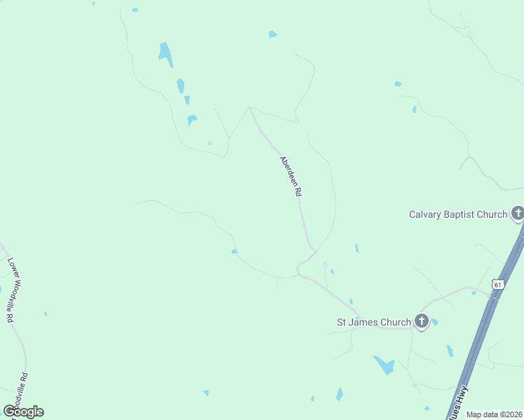 map of restaurants, bars, coffee shops, grocery stores, and more near 20 Aberdeen Road in Natchez