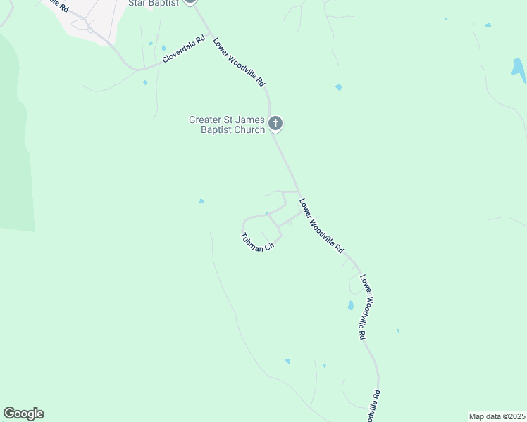 map of restaurants, bars, coffee shops, grocery stores, and more near 1 Tubman Circle in Natchez