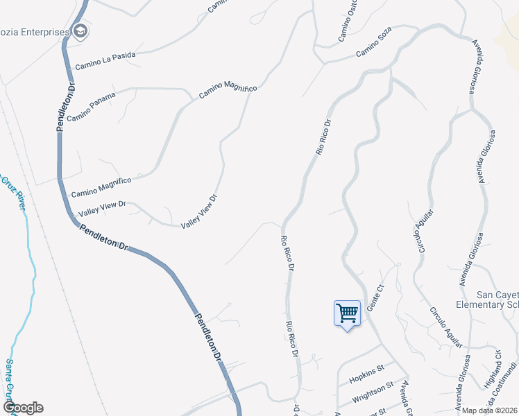 map of restaurants, bars, coffee shops, grocery stores, and more near 341 Camino Soza in Rio Rico