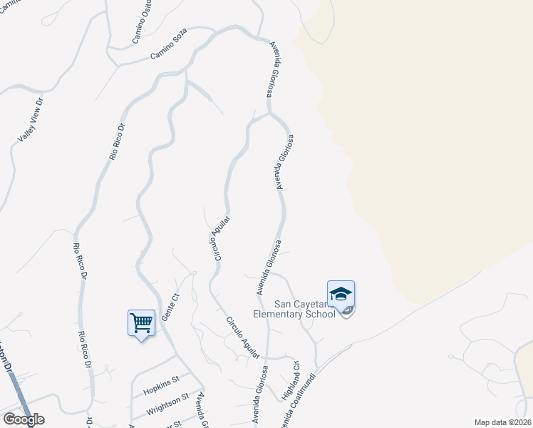 map of restaurants, bars, coffee shops, grocery stores, and more near 1232 Avenida Gloriosa in Rio Rico