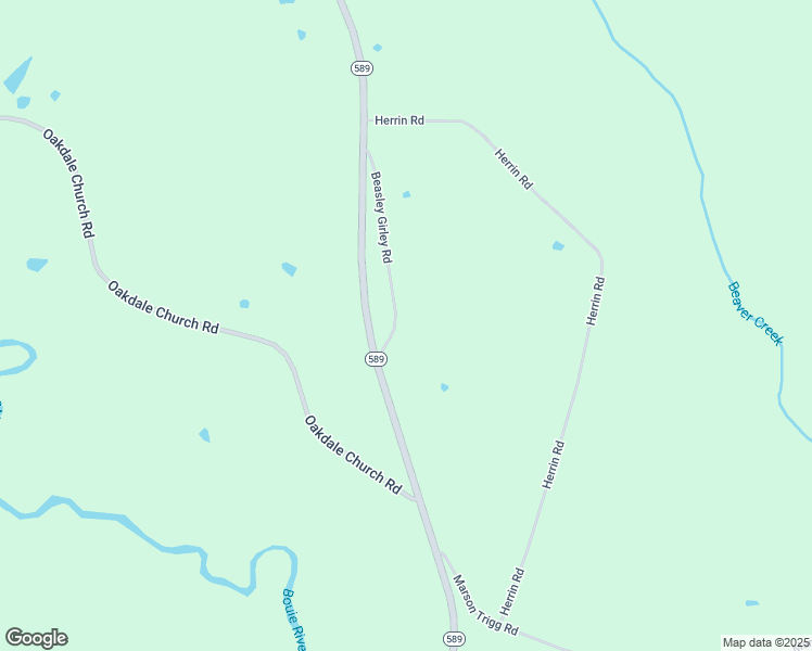 map of restaurants, bars, coffee shops, grocery stores, and more near 16 Beasley Girley Road in Seminary