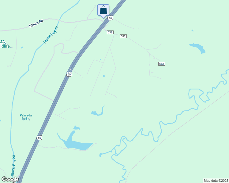 map of restaurants, bars, coffee shops, grocery stores, and more near 159 Mini Drive in Nacogdoches