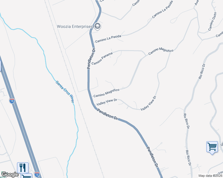 map of restaurants, bars, coffee shops, grocery stores, and more near 1262 Norma Court in Rio Rico