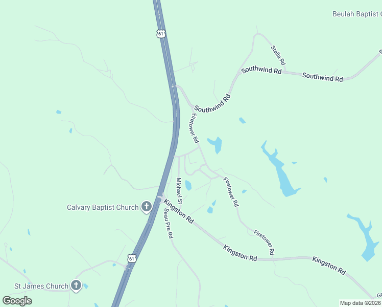 map of restaurants, bars, coffee shops, grocery stores, and more near 1 Camper Drive in Natchez