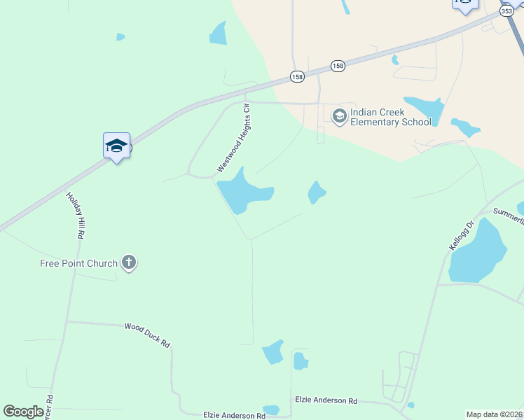 map of restaurants, bars, coffee shops, grocery stores, and more near 8 Westwood Heights Circle in Douglas