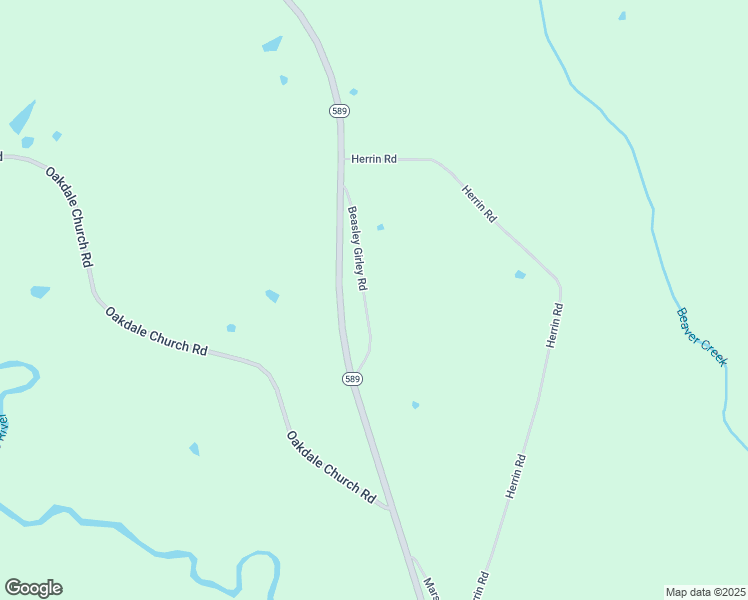 map of restaurants, bars, coffee shops, grocery stores, and more near 16 Beasley Girley Road in Seminary