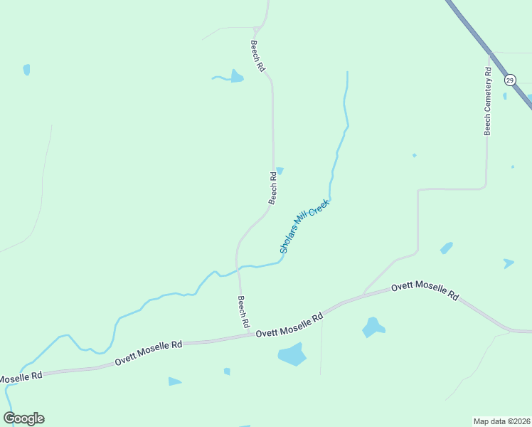 map of restaurants, bars, coffee shops, grocery stores, and more near 2-182 Beech Road in Ovett