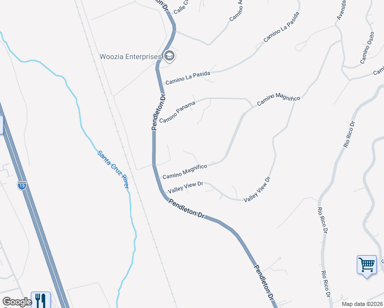 map of restaurants, bars, coffee shops, grocery stores, and more near 1299 Norma Court in Rio Rico