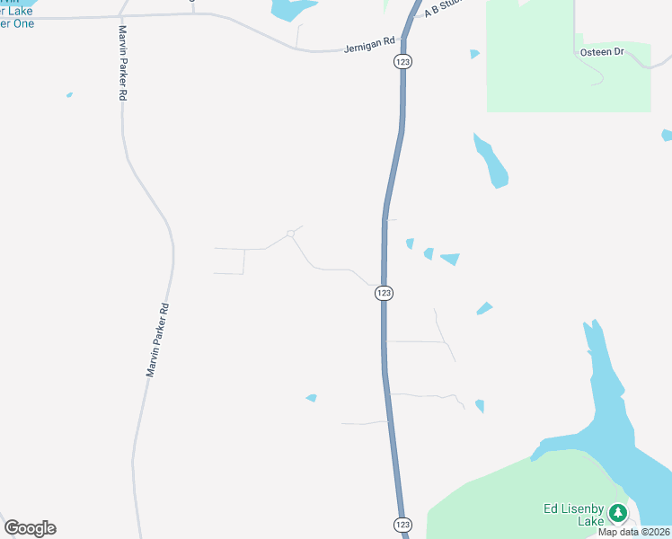 map of restaurants, bars, coffee shops, grocery stores, and more near Old English Road in Ozark