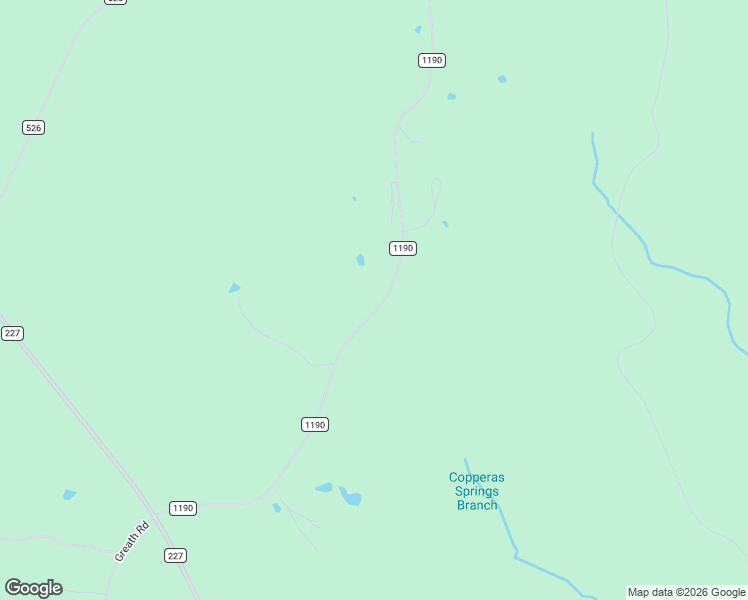 map of restaurants, bars, coffee shops, grocery stores, and more near 1003 County Road 1190 in Grapeland
