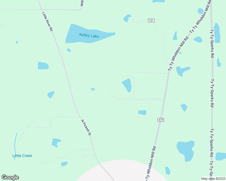 map of restaurants, bars, coffee shops, grocery stores, and more near 80 Monk Road in Ty Ty