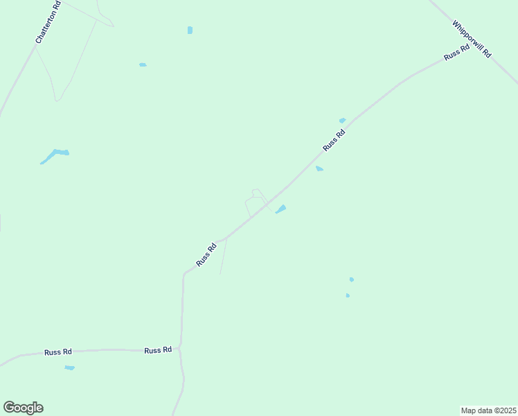 map of restaurants, bars, coffee shops, grocery stores, and more near 1525 Russ Road in Nicholls