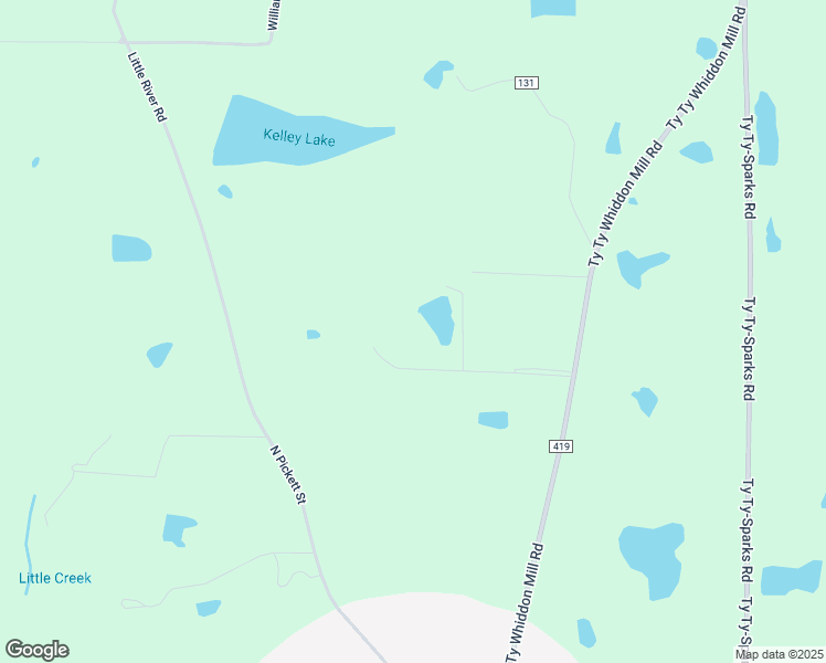 map of restaurants, bars, coffee shops, grocery stores, and more near 80 Monk Road in Ty Ty