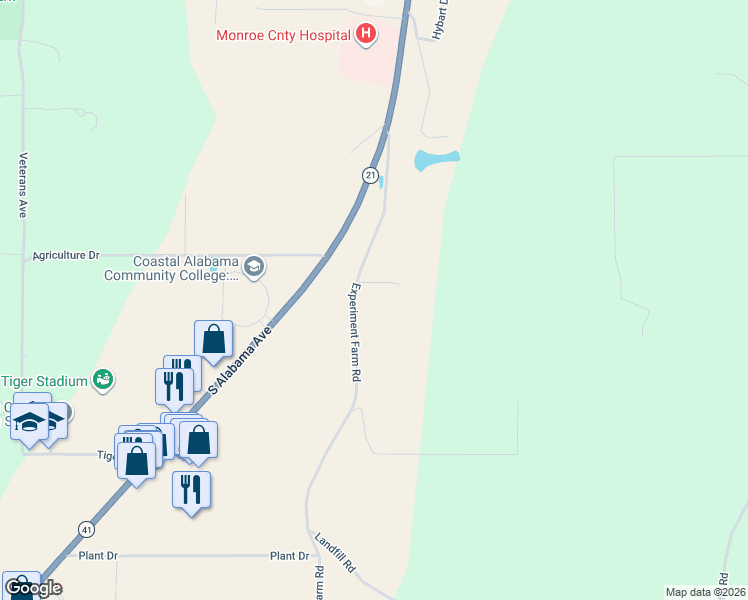 map of restaurants, bars, coffee shops, grocery stores, and more near 445 Experiment Farm Road in Monroeville