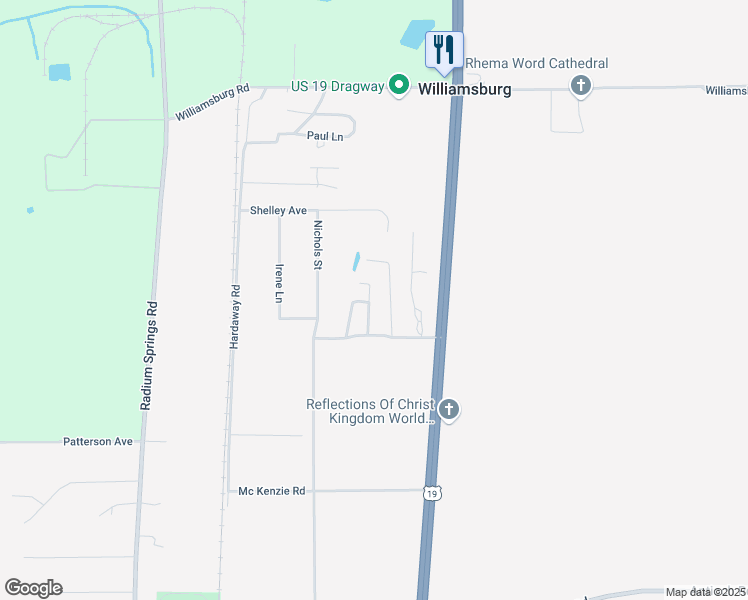 map of restaurants, bars, coffee shops, grocery stores, and more near 42 Luke Drive in Albany