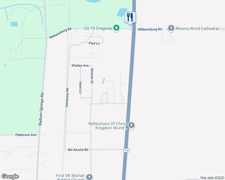 map of restaurants, bars, coffee shops, grocery stores, and more near 42 Luke Drive in Albany
