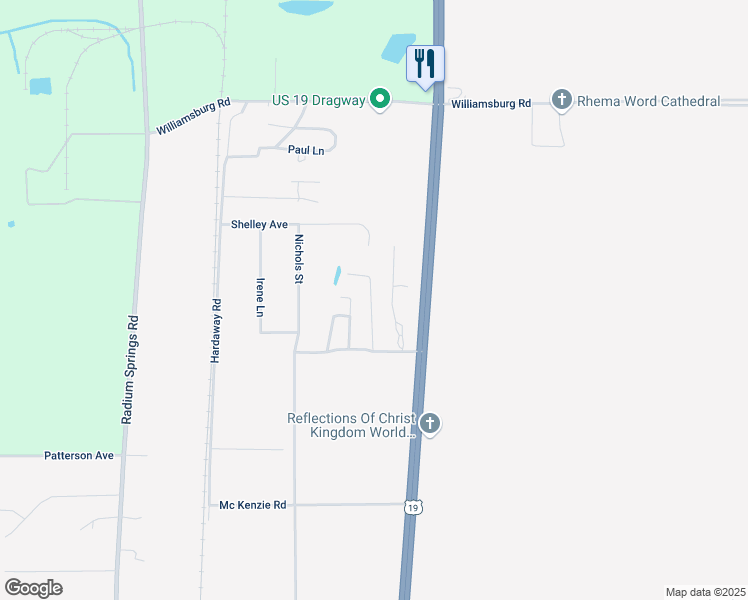 map of restaurants, bars, coffee shops, grocery stores, and more near 42 Luke Drive in Albany