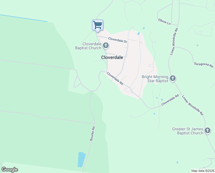 map of restaurants, bars, coffee shops, grocery stores, and more near 108-198 Bourke Road in Natchez