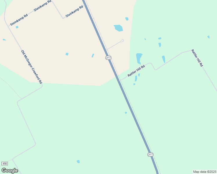 map of restaurants, bars, coffee shops, grocery stores, and more near 3871 North Lone Star Parkway in McGregor