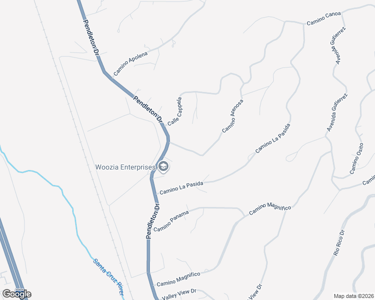 map of restaurants, bars, coffee shops, grocery stores, and more near 217 Camino Arenosa in Rio Rico