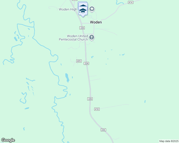 map of restaurants, bars, coffee shops, grocery stores, and more near in Woden