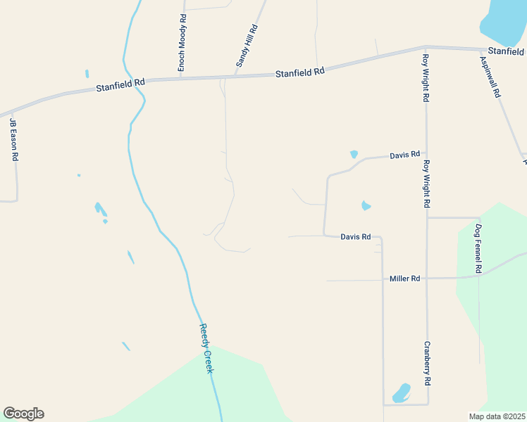 map of restaurants, bars, coffee shops, grocery stores, and more near 634 Davis Road in Screven