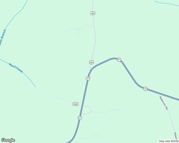 map of restaurants, bars, coffee shops, grocery stores, and more near 57 County Road 69 in Midland City