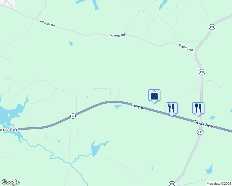 map of restaurants, bars, coffee shops, grocery stores, and more near 200-298 Bunny Trail in Many
