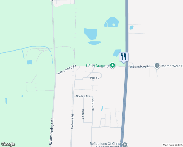 map of restaurants, bars, coffee shops, grocery stores, and more near 1708 Doug Lane in Albany