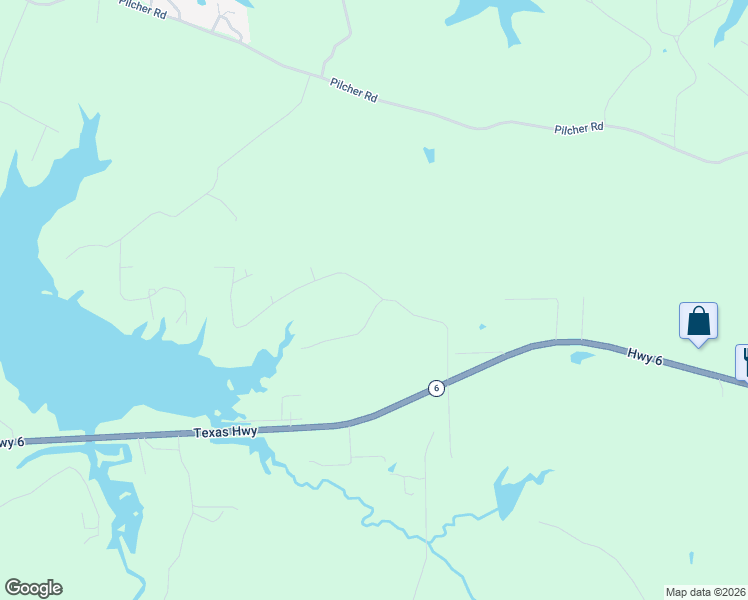 map of restaurants, bars, coffee shops, grocery stores, and more near 198 Lovelady Drive in Many
