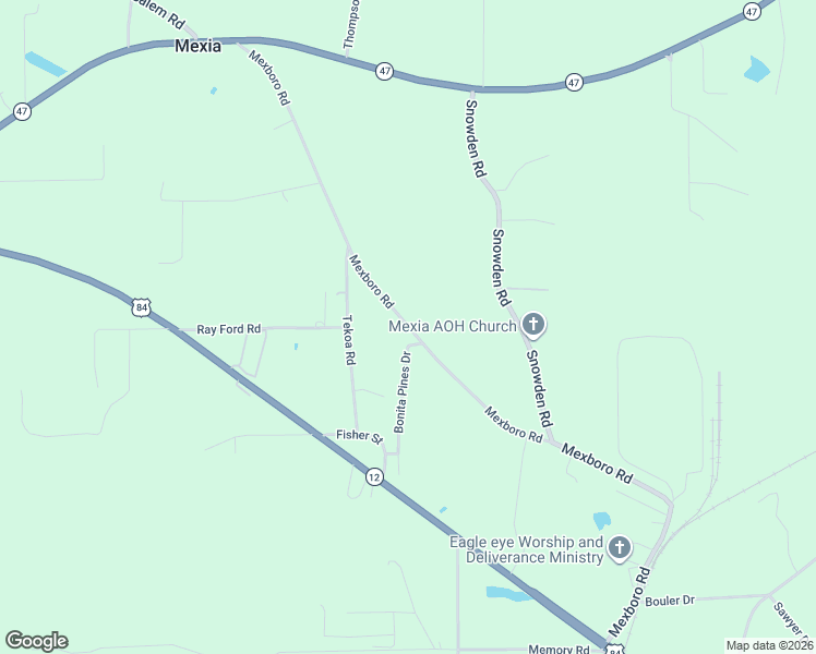 map of restaurants, bars, coffee shops, grocery stores, and more near 1114 Mexboro Road in Frisco City