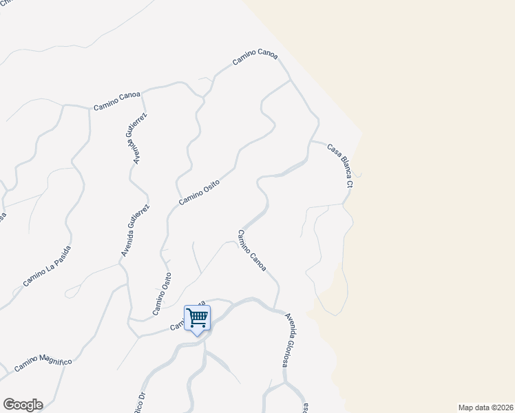 map of restaurants, bars, coffee shops, grocery stores, and more near 415 Camino Canoa in Rio Rico