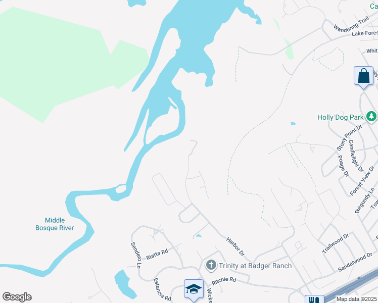 map of restaurants, bars, coffee shops, grocery stores, and more near 14069 Harbor Drive in Waco