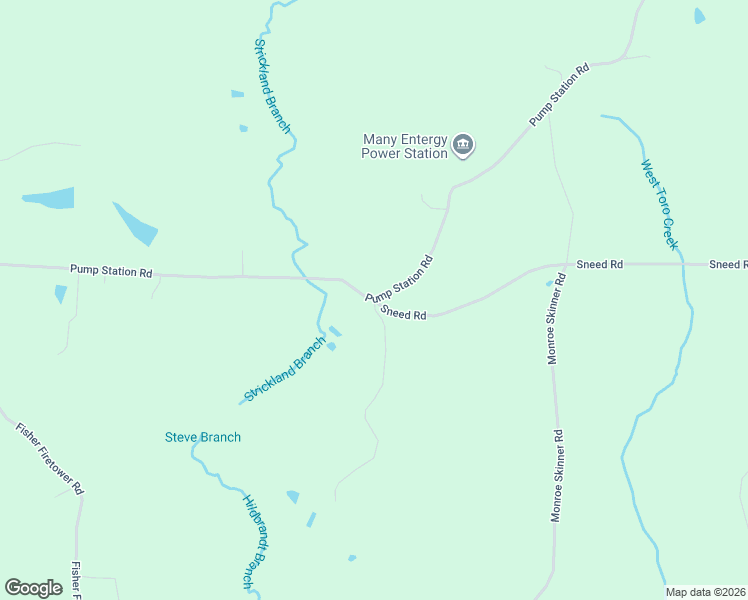 map of restaurants, bars, coffee shops, grocery stores, and more near 501-671 Ben Cutrer Road in Many