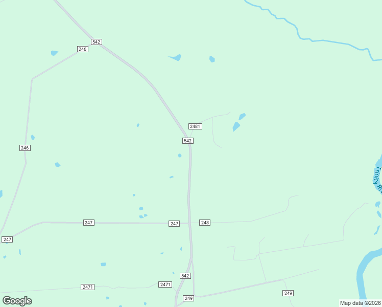 map of restaurants, bars, coffee shops, grocery stores, and more near Farm to Market Road 542 in Oakwood