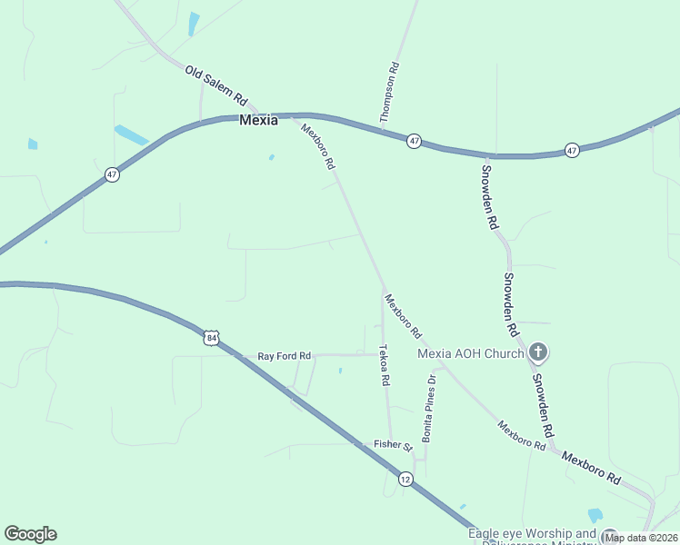 map of restaurants, bars, coffee shops, grocery stores, and more near 381 Pineland Road in Frisco City