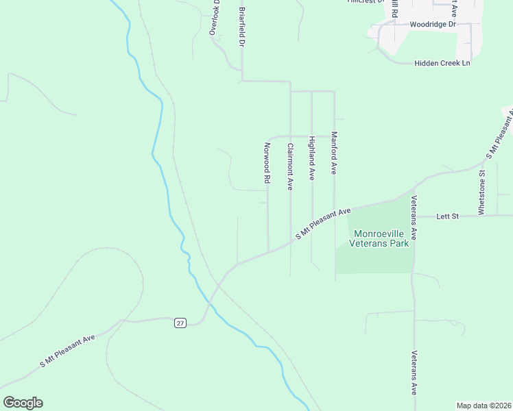 map of restaurants, bars, coffee shops, grocery stores, and more near 450 Norwood Road in Monroeville
