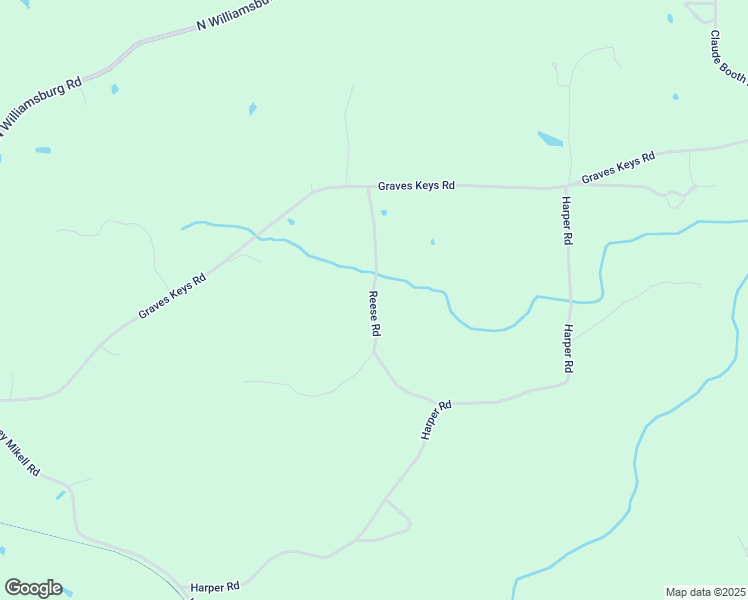 map of restaurants, bars, coffee shops, grocery stores, and more near Reese Road in Jefferson Davis County