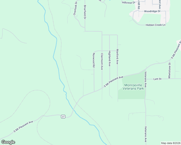 map of restaurants, bars, coffee shops, grocery stores, and more near 450 Norwood Road in Monroeville