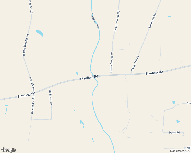 map of restaurants, bars, coffee shops, grocery stores, and more near 1800 Stanfield Road in Screven