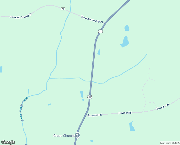 map of restaurants, bars, coffee shops, grocery stores, and more near 29461 U.S. 31 in McKenzie