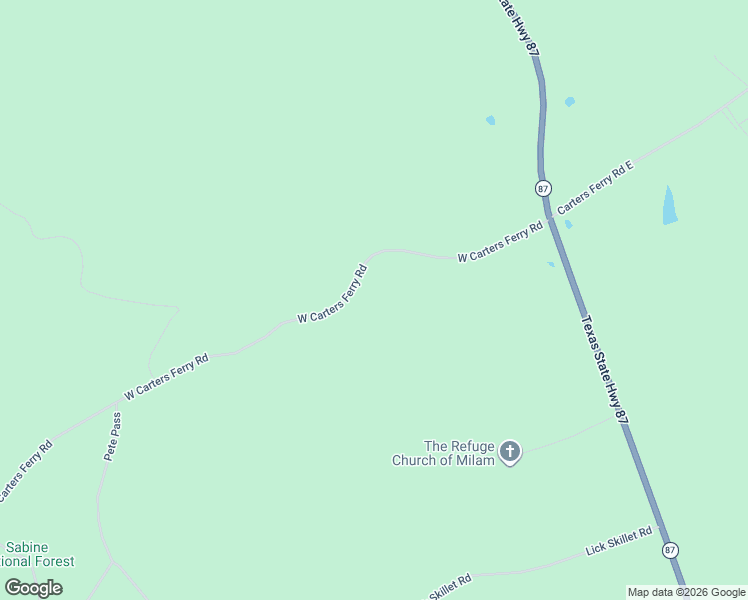 map of restaurants, bars, coffee shops, grocery stores, and more near in Milam