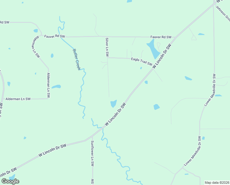 map of restaurants, bars, coffee shops, grocery stores, and more near 633-699 Silver Lane Southwest in Brookhaven