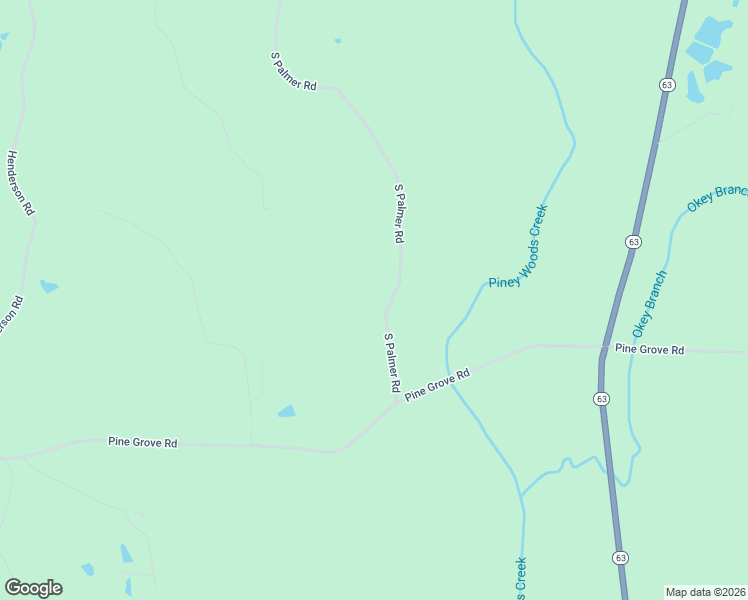 map of restaurants, bars, coffee shops, grocery stores, and more near 1-161 South Palmer Road in Waynesboro