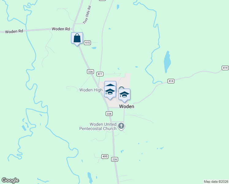 map of restaurants, bars, coffee shops, grocery stores, and more near 5263 Farm to Market Road 226 in Nacogdoches