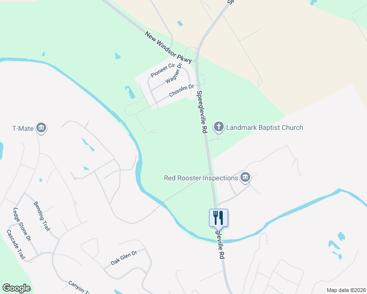 map of restaurants, bars, coffee shops, grocery stores, and more near 3692 Speegleville Road in Woodway