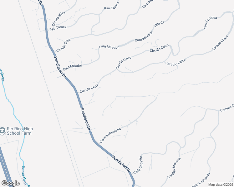 map of restaurants, bars, coffee shops, grocery stores, and more near 1407 Corte Quesada in Rio Rico