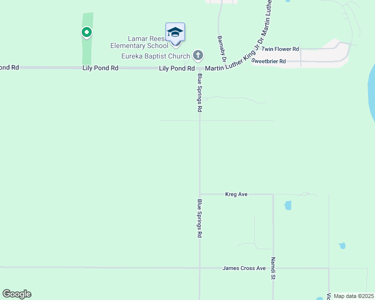 map of restaurants, bars, coffee shops, grocery stores, and more near 3511 Blue Springs Road in Albany