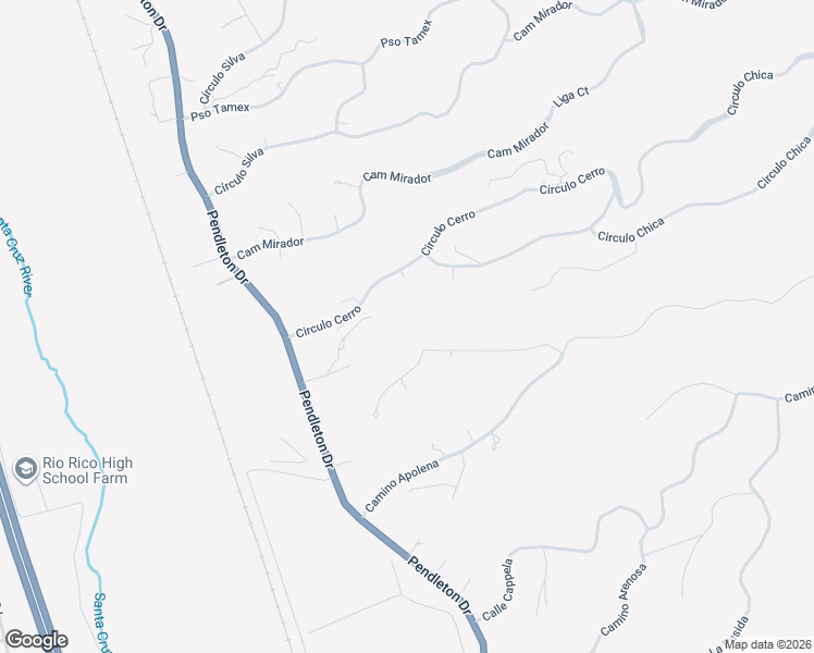 map of restaurants, bars, coffee shops, grocery stores, and more near 1407 Corte Quesada in Rio Rico